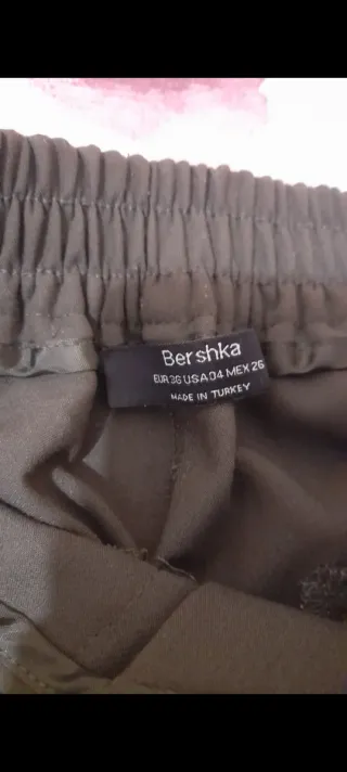 Pantalón cargo verde  militar mujer