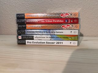 Lote 6 Juegos PSP: Invizimals, PES 2011, etc.