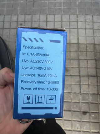 Protector Multifunción Monofásico Tuya WiFi