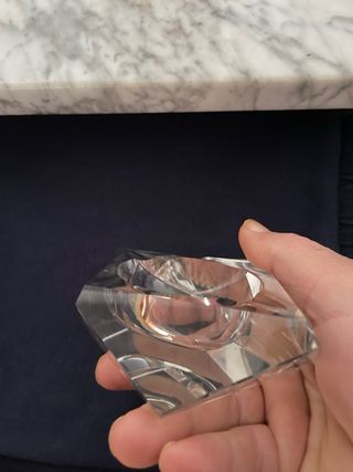 Posacenere vintage in cristallo-vetro