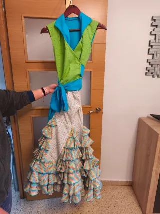 Vestido Flamenca 3 Piezas Multicolor