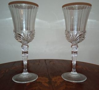 Coppia Bicchieri Vintage in Cristallo - anni '50