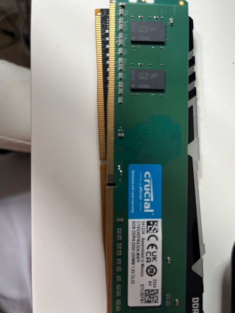 2x 8GB DDR4 RAM 16GB 3200MHZ afbeelding 2