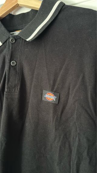 Polo Dickies Negro Talla L