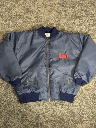Chaqueta Bomber Levi's Oversize Vintage Azul