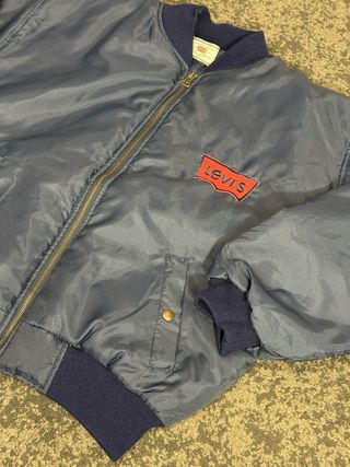 Chaqueta Bomber Levi's Oversize Vintage Azul