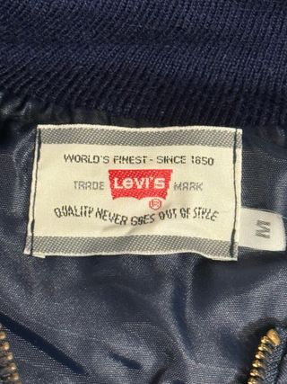 Chaqueta Bomber Levi's Oversize Vintage Azul