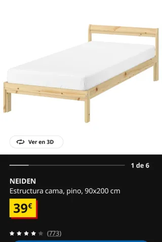 Cama Ikea y colchon