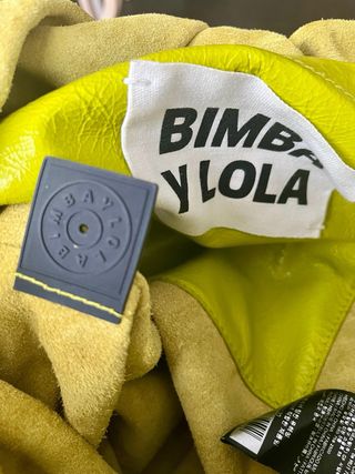 Bolso Bimba y Lola verde plateado