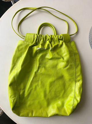 Bolso Bimba y Lola verde plateado