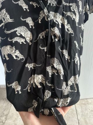 Camicetta donna fantasia animalier