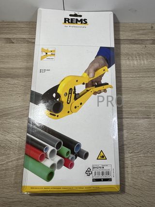 Tijera para tubo plastico P63P REMS