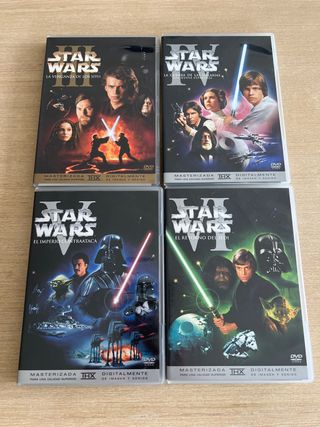 Star wars dvd Episodios 3,4,5,6