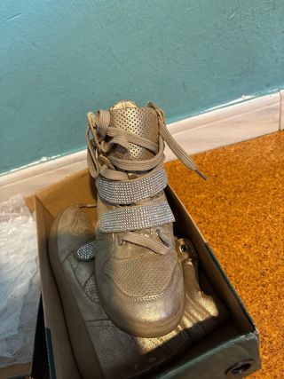 Zapatillas Isteria Vintage Marrones y Verdes