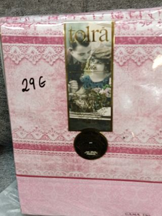 Juego Sábanas Cana 180 Tolrà Rosa