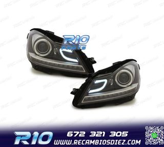 FAROS MERCEDES W204 11-14 LUZ DIURNA LED TUBE LIGHT + LED FO