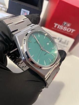 Tissot PRX Reloj Verde Plata