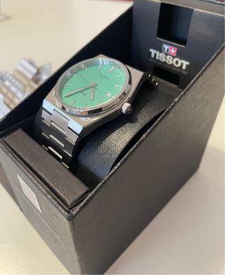 Tissot PRX Reloj Verde Plata