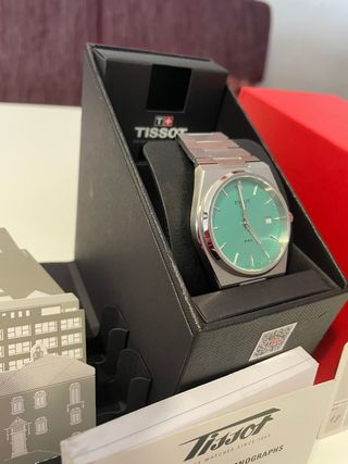 Tissot PRX Reloj Verde Plata