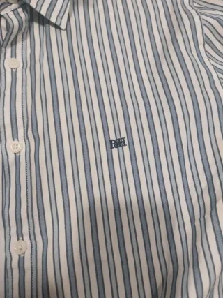 Camisa PDH Rayas Azul y Blanco