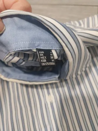 Camisa PDH Rayas Azul y Blanco