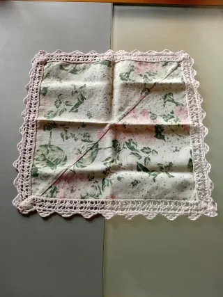 5 Centrini Pizzo Colorati
