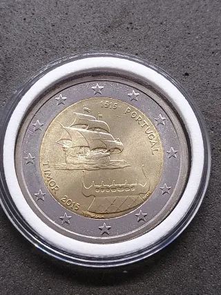 2€ commemorativo Portogallo 2015. Timor