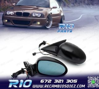 ESPEJOS RETROVISORES BMW E46 COUPE CABRIO ABATIBLES CALEFACT