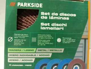 Lote Accesorios PARKSIDE para Radial / Amoladora