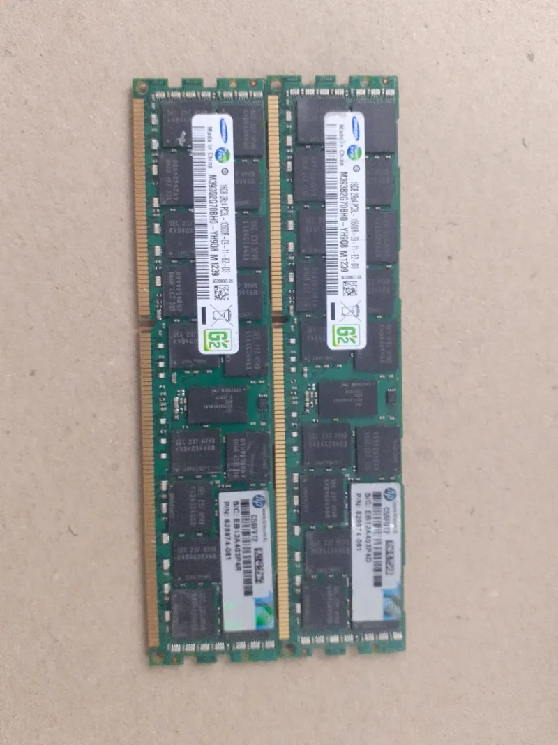 16GB DDR3 1600MHz Samsung RAM