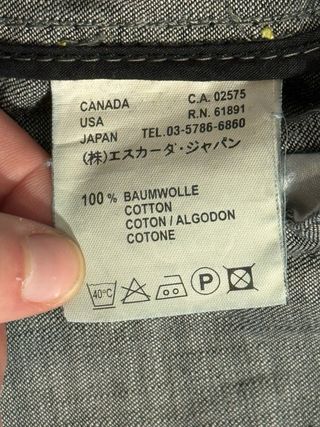 Cazadora Denim Escada Vintage Auténtica