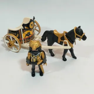 Playmobil Cuádriga con Guerrero