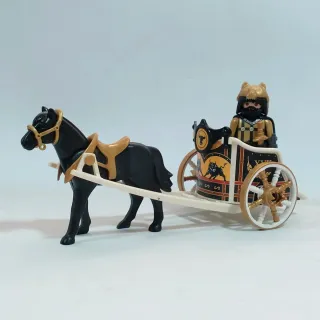 Playmobil Cuádriga con Guerrero