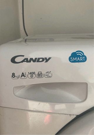 Lavadora Candy 8kg Blanca