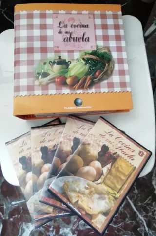 RECETARIO Y 4 DVD LA COCINA DE MI ABUELA