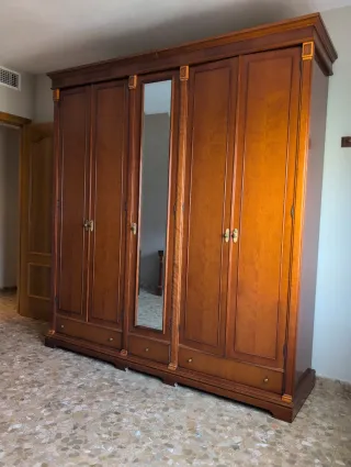 Muebles dormitorio matrimonio madera