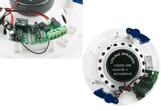 Coppia casse altoparlante audio bluetooth 20w