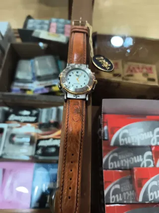 Reloj Zippo Profesional Marrón y Dorado