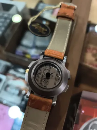 Reloj Zippo Profesional Marrón y Dorado