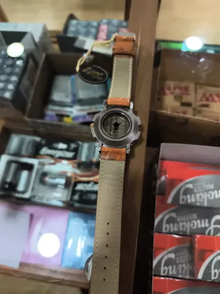 Reloj Zippo Profesional Marrón y Dorado