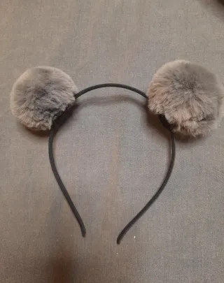 3 Diademas Pompones Peluche