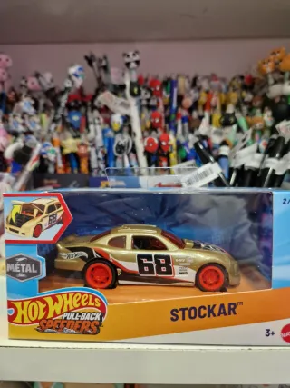 Hot Wheels Stockar Metal Pull-Back Speeders