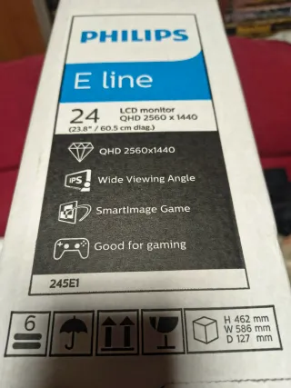 Monitor Philips 245E1S/00 23.8 LED IPS Quad