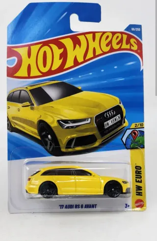 Hot Wheels Audi RS6 Avant Amarillo