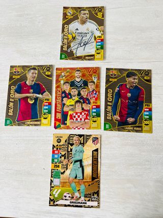 Cartas Fútbol Balón de Oro 24-25