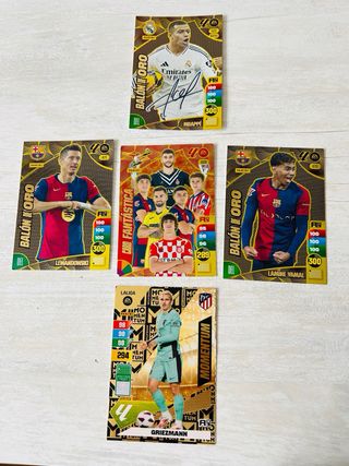Cartas Fútbol Balón de Oro 24-25