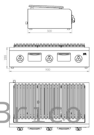 Barbacoa Gas Serie 500 - B900