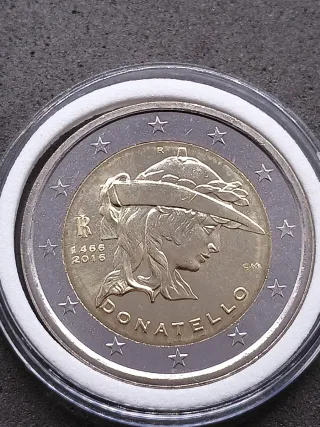 2€ Commemorativo Italia 2016 Donatello
