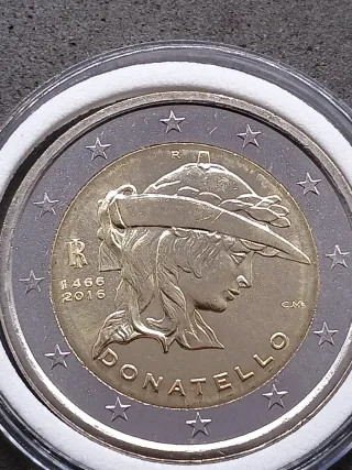2€ Commemorativo Italia 2016 Donatello