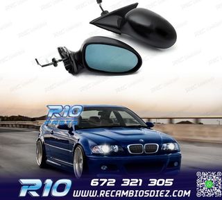 ESPEJOS RETROVISORES BMW E46 COUPE CABRIO ABATIBLES CALEFACT